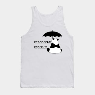 Panda's Tolerable Tuesday Tank Top